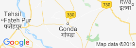 Gonda City map